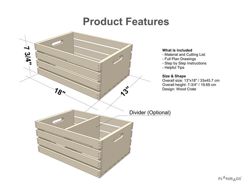 Functional Offset Crate Plans preview