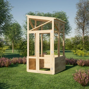 Quail Aviary Plans 5x5: DIY Bird Cage Woodworking (PDF Download)