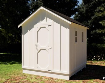 Progetti Fai Da Te Per Capanno 6x8 - Design Timpano, Istruzioni USA