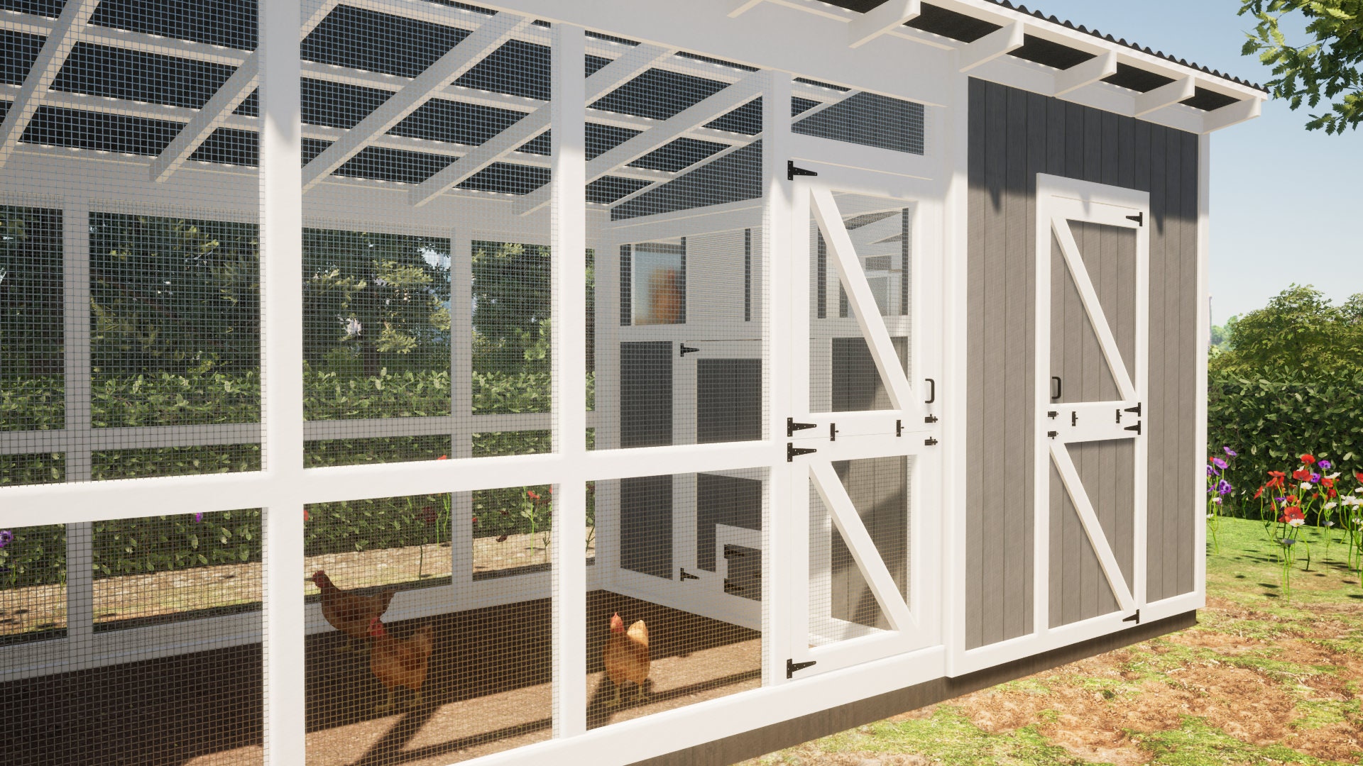 Walkin Chicken Coop Plans 24 Chickens PDF Chicken Shed Etsy Australia