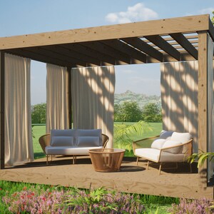 Modern Pergola Plans 10 x 15 / Simple Outdoor Pergola Plans / Garden Pergola Plans / Patio Pergola Plans / Pergola Design / Gazebo Plans / DIY Gazebo / Backyard Plans / Backyard Design