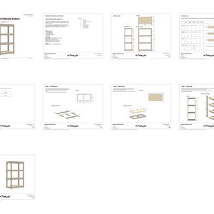 Simple Storage Plan Large Storage Shelf Plans Bundle 1 - DIY Modular Shelves Download - Etsy