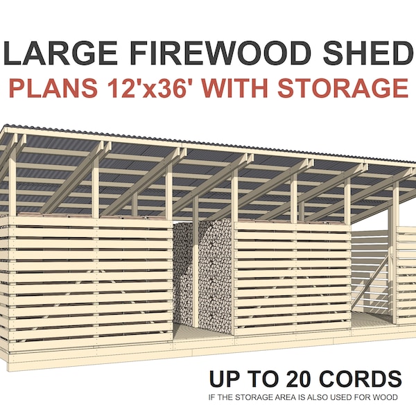 Firewood Rack Plans Etsy