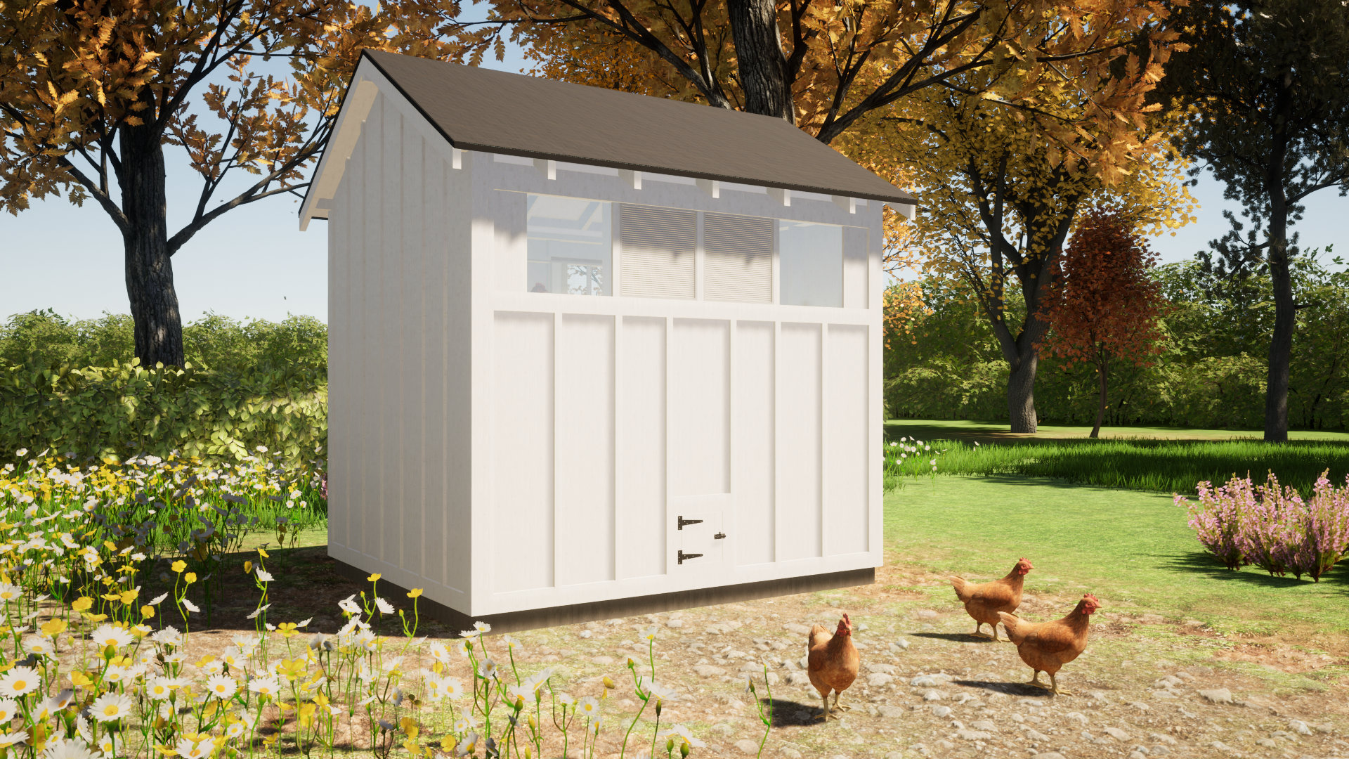 Chicken Coop Plans 8x8 for 24 Chickens DIY Download PDF Plans Etsy