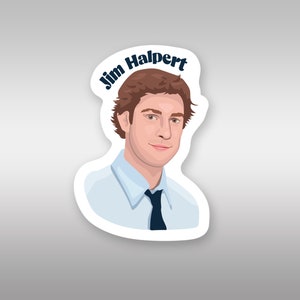 Jim Halpert Sticker, The Office