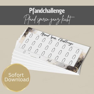Deposit challenge to save deposit for your budget binder! EL01