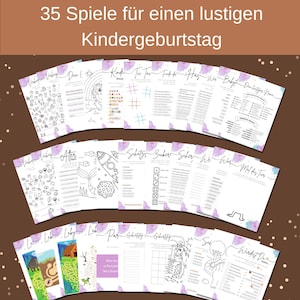 Children&#39;s Birthday Games Set 35 party games for the perfect birthday! For smaller and bigger children to laugh and puzzle over