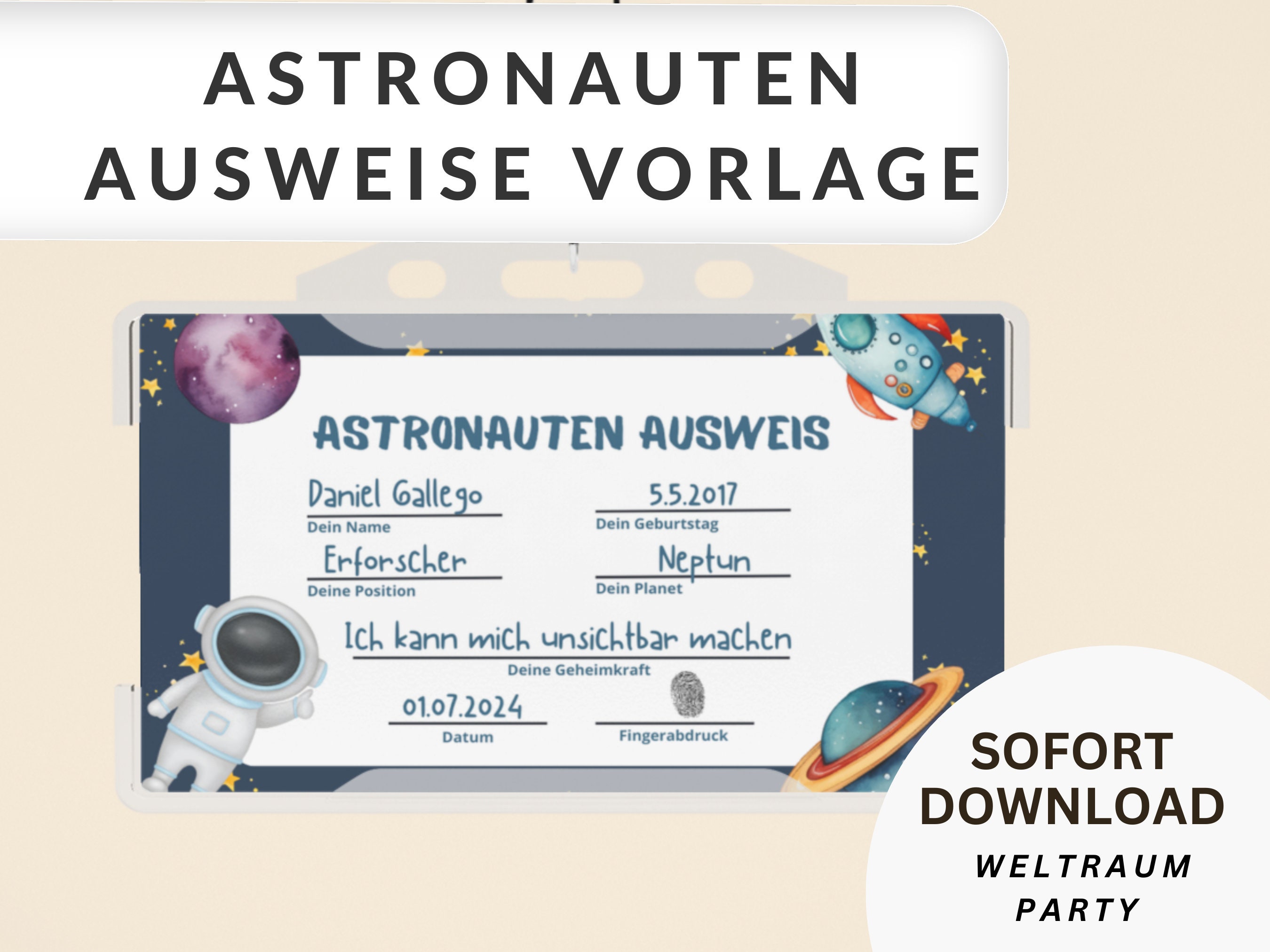 Glitzer-Aufkleber Weltraum – Raumschiff, Planeten & Astronauten | 1 Bogen Für Basteln & Dekoration