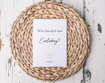 Card "Was this an invitation?" | Projector Human Design | Greeting Card | Postcard | Gift Card | Art print | Potential map