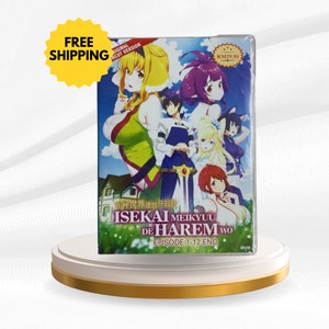 Isekai Meikyuu De Harem Wo - Complete TV Series Original Uncut Version, English Subtitle, Japanese Language Anime DVD, All Region, Anime DVD