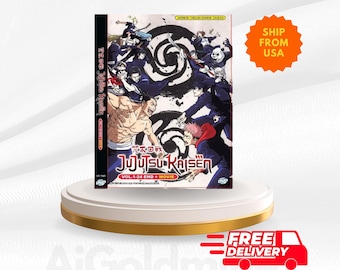 Jujutsu Kaisen ( Sorcery Fight ) Complete TV Series (Volume 1-24 End) + Jujutsu Kaisen 0 The Movie, English Audio Dubbed Version