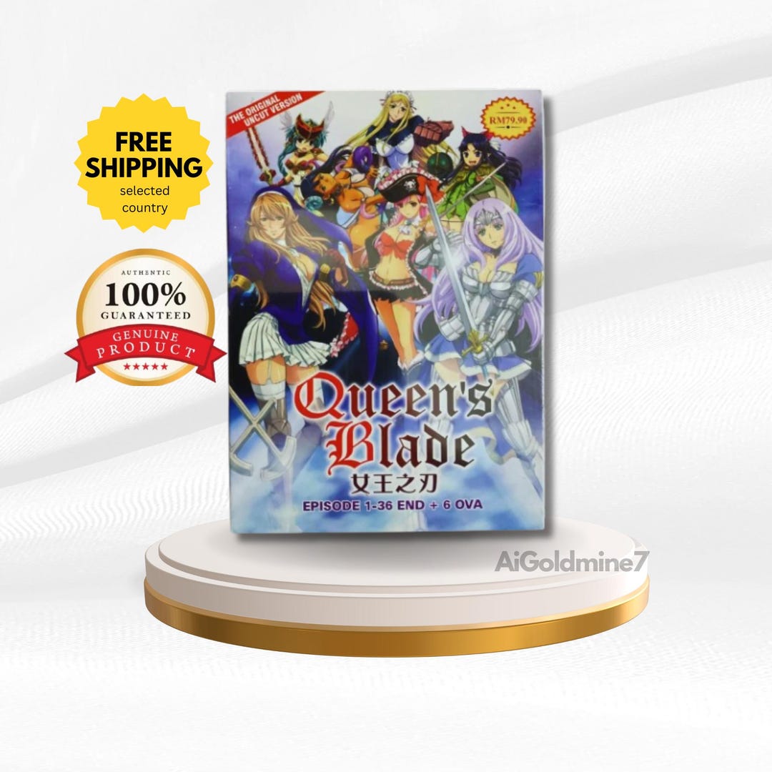 Queen's Blade Anime DVD: Complete Series, English Dubbed - Etsy