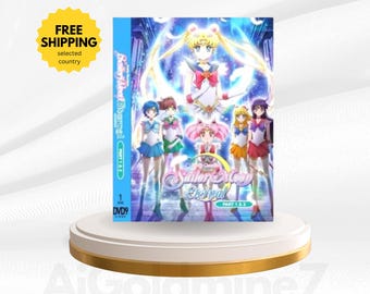 DVD Sailor Moon Eternal Part 1&2 English Dubbed, English Audio, All Region, Anime DVD TV Series Collection, Dvd Movies