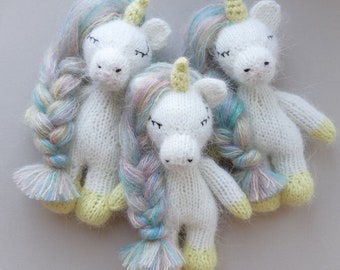 PDF. Pattern unicorn toy knitting. PDF. Animal pattern toy. Amigurumi tutorial