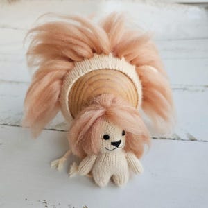 Lion and bonnet / Africa outfit / Newborn photo props