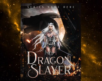 Premade fantasy book cover - Free title change! Fantasy, magic, dragon, warrior, witches, YA Fantasy cover for authors