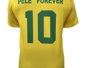 Brazil Pele Forever Jersey Premium Special Edition, Soccer