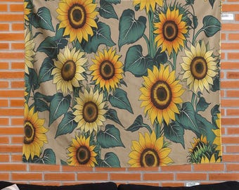 Tapiz de girasoles: un tapiz floral brillante para dormitorio, idea de regalo con un alegre arte natural, tapices bohemios de decoración veraniega para el hogar.