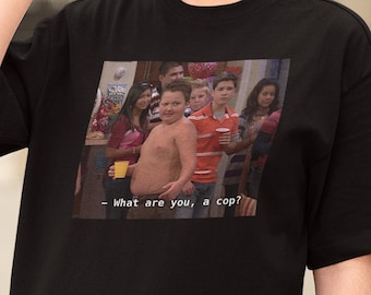 Gibby What Are You A Cop Meme T-shirt, Funny Unisex Meme Tee, Viral TV Show Meme Shirt, Hilarious Gibby Meme Gift, Comedy Meme Sweatshirt