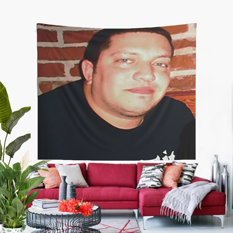 Sal Vulcano Impractical Jokers Tapestry, Sal Vulcano Meme Wall Tapestries, Hostel Dorm Decor, Funny Sal Vulcano Wall Hanging Fans Gift Idea image 3