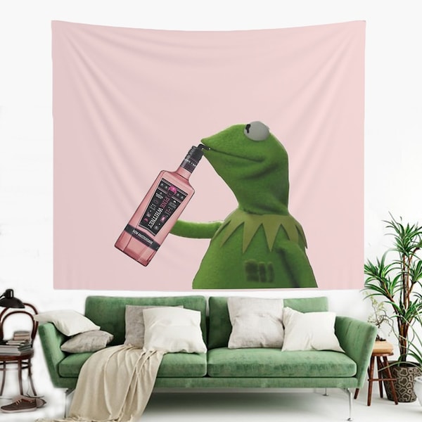Kermit With Pink Whitney Etsy