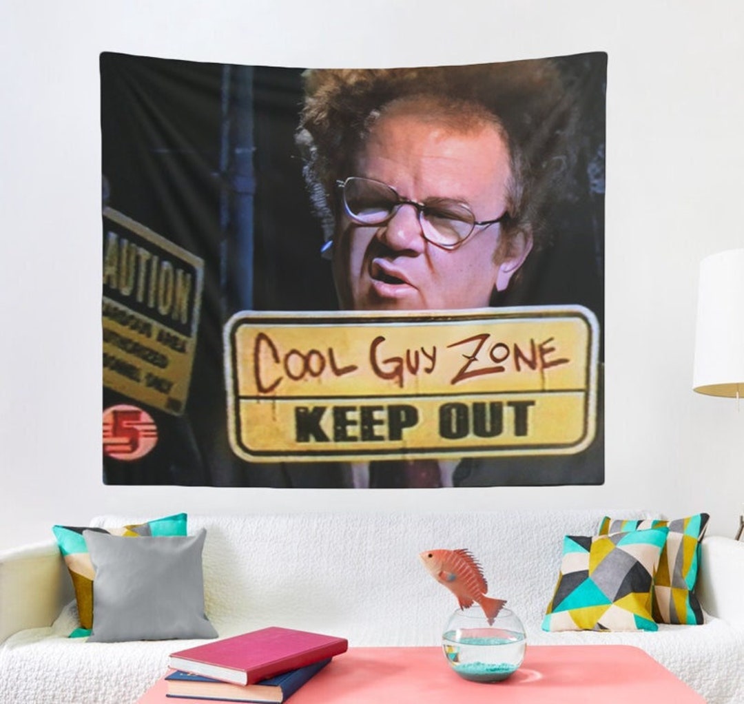 Dr Steve Brule Cool Guy Zone Tapestry, College Room & Hostel Dorm Decor