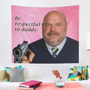 Bertram Jessie Funny Wall Tapestry, Hostel Dorm Decor, Funny Bertram Wall Hanging, Bertram Meme Wall Tapestry, Betram Party Decor Tapestry