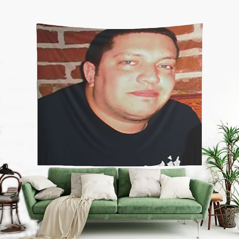 Sal Vulcano Impractical Jokers Tapestry, Sal Vulcano Meme Wall Tapestries, Hostel Dorm Decor, Funny Sal Vulcano Wall Hanging Fans Gift Idea image 1