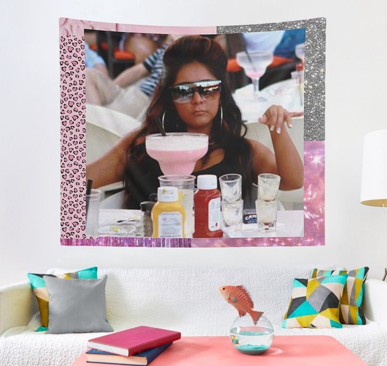 Jersey shore the note tapestry hotsell