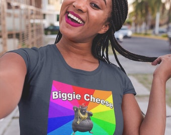 Biggie Cheese Cursed T-shirt para Homens e Mulheres, Imagem Amaldiçoada,  Peludo, Peludo, Queijo, Barnyard, Cringe, Crianças, 6XL - AliExpress