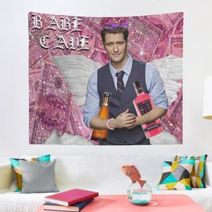 Babe Cave Wall Tapestry, Hostel Dorm Decor, Funny Babe Cave Wall Hanging, Babe Cave Meme Wall Tapestry, Party Decor Tapestry Gift Idea
