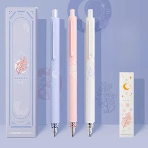 0.5mm 9colors Ink Gel Pens,set of 9 Pens, Cute Japanese