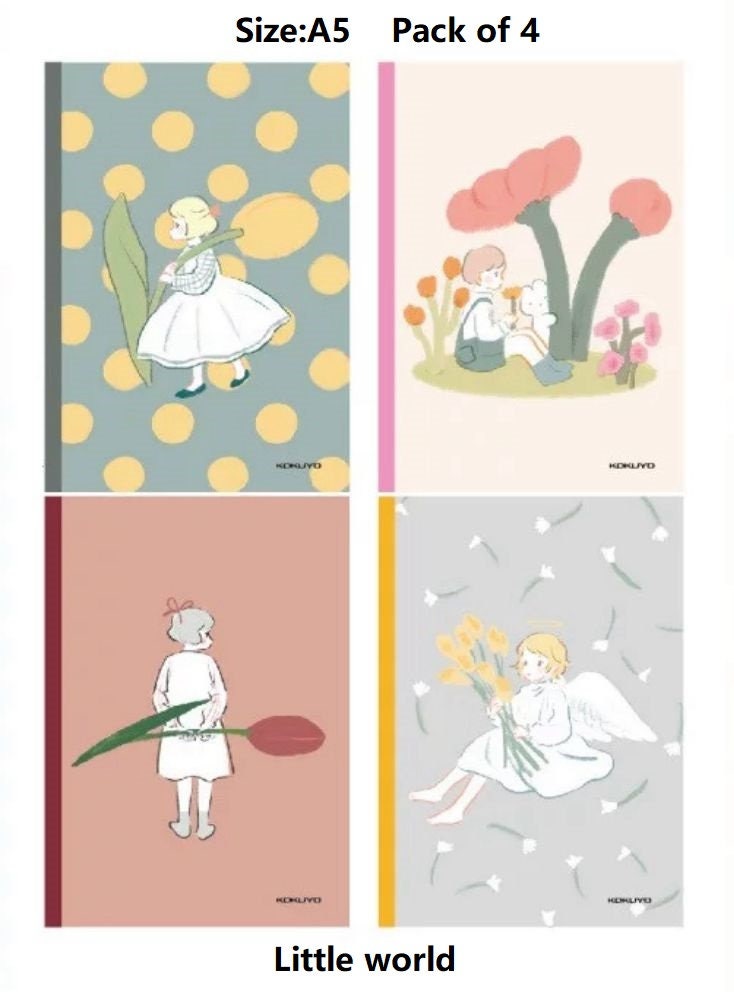 Pack of 4,A5 Kokuyo Campus Notebook ,study Supplies,limited