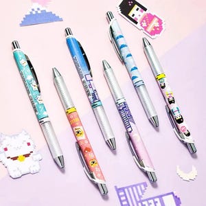 Pentel EnerGel 2022 Edición limitada Serie Tokyo Story, tinta negra de 0,5 mm, escritura suave, secado rápido