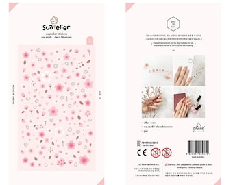 Korean Suatelier Stickers, Nail Stickers,Journal Stickers, Waterproof PVC