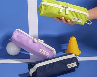 Large Opening Pencil Case: Stylish School Supplies Pouch