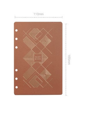 C6 Notebook+Black Ink Gel pen Set, Binder Design,Cover for Planners, Graduation Gift, Office Gifts, Leather Journal,Business Set