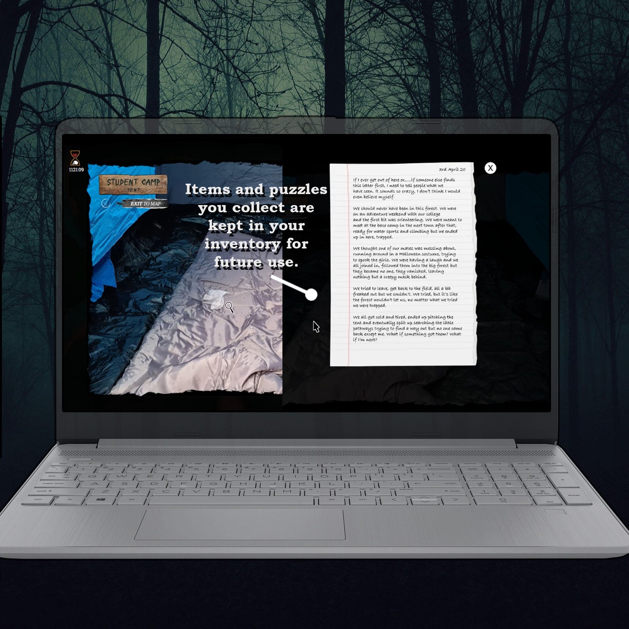 The Forest Virtual Escape Room Game Games Night Zoom Games Online