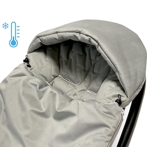 3in1 hoes voor autostoel, draagzak, gondelwagen, winter, Maxi Cosi, Cybex, XL