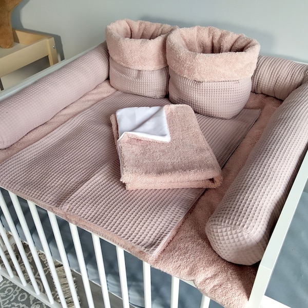 Matelas à langer | coussin pour table à langer | matelas à langer | cadeau de baby shower | cadeau pour nouveau-né | Terry | 100% Coton