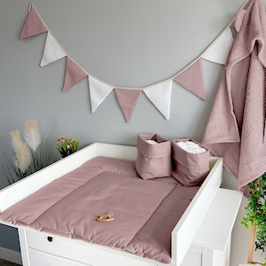 Tappetino fasciatoio impermeabile | Materassino fasciatoio impermeabile | Materassino fasciatoio rosa | regalo per baby shower