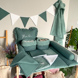 Aankleedkussen met drukknopen | aankleedkussen | aankleedkussen met drukknopen | kraamcadeau | cadeau voor pasgeboren