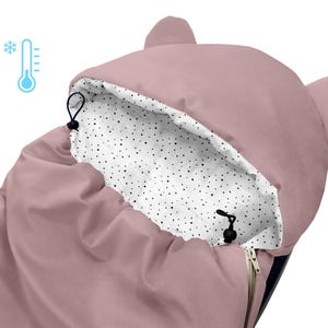 3in1 hoes voor autostoel, draagzak, gondelwagen, winter, Maxi Cosi, Cybex, XL