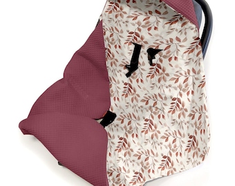 Babyschale | Couverture bébé XL 90x90cm | Été | Système de gurt à 5 et 3 points | Gaufrepique | Einschlagdecke | Geburt | Cybex | Maxi Cosi