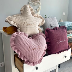 Besar con nombre | Besar | Geburtskissen | Namenskisse | Bebé | Geschenk