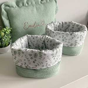 Basket, organizer for changing table, basket for small things, for diapers, layette basket