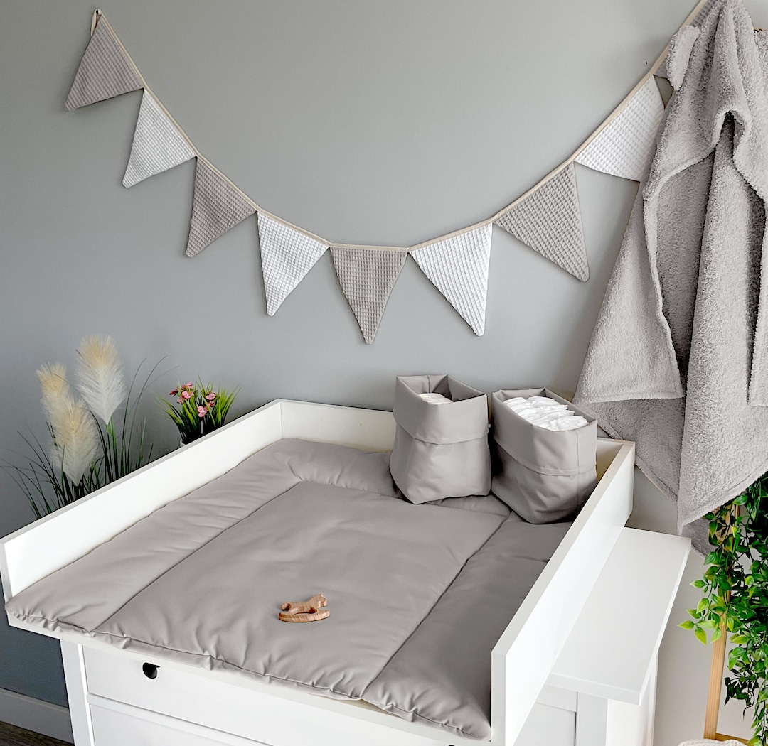 Pvc Changing Mat Waterproof Changing Mat | Waterproof Pad for Changing Table | Grey ...