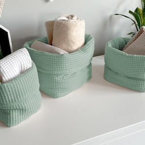 Basket, organizer for changing table, basket for small things, for diapers, layette basket