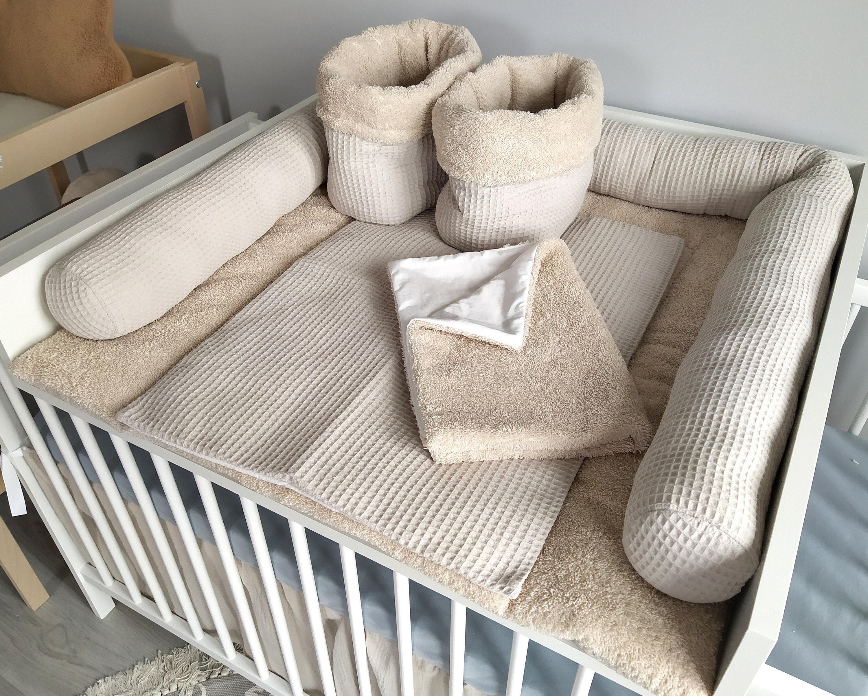 Wickelauflage | Wickelauflage set | Wickelunterlage | Babypartygeschenk | Geschenk für Neugeborene | Frottee | 100% Baumwolle