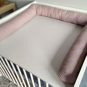 changing table protective roll Change table role Schmutzig rosa